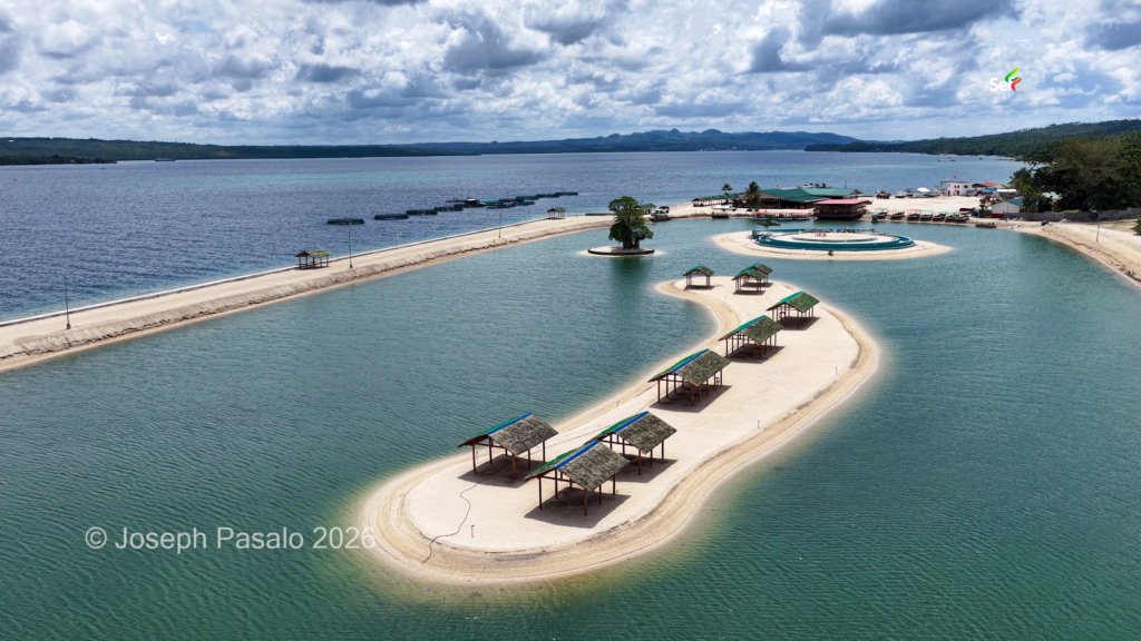 Man made lagoon in Masbate