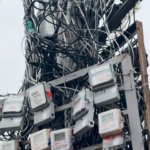 Electricity Post in South Ubian